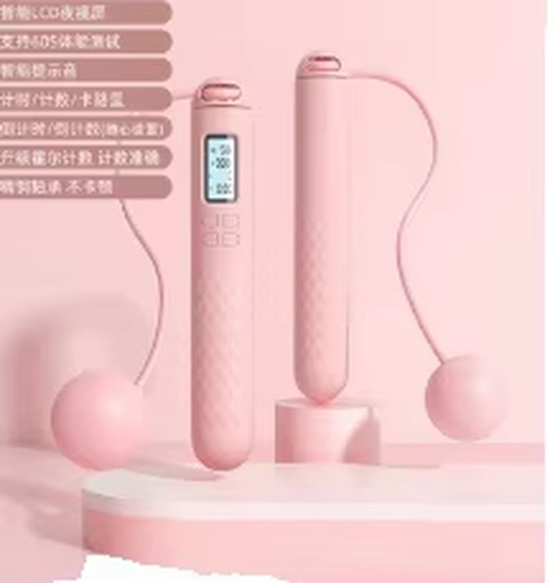Elevate Your Fitness Routine with the UK Cordless Jump Ropeless Skipping Rope Featuring a Digital Counter