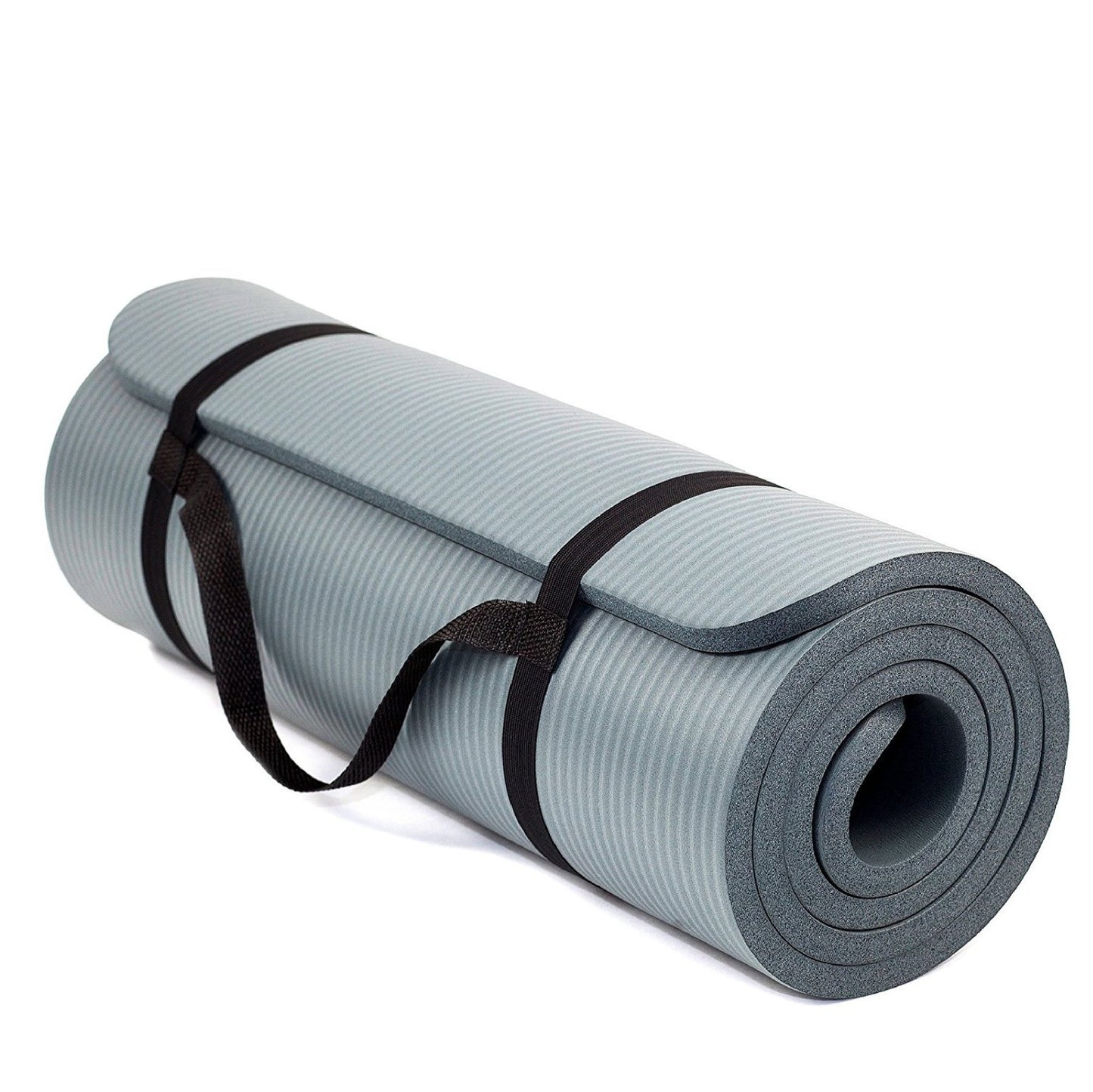 Yoga Mat 15Mm Thick Exercise Mat Gym Workout Fitness Pilates Home Non Slip NBR