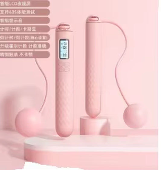 Elevate Your Fitness Routine with the UK Cordless Jump Ropeless Skipping Rope Featuring a Digital Counter
